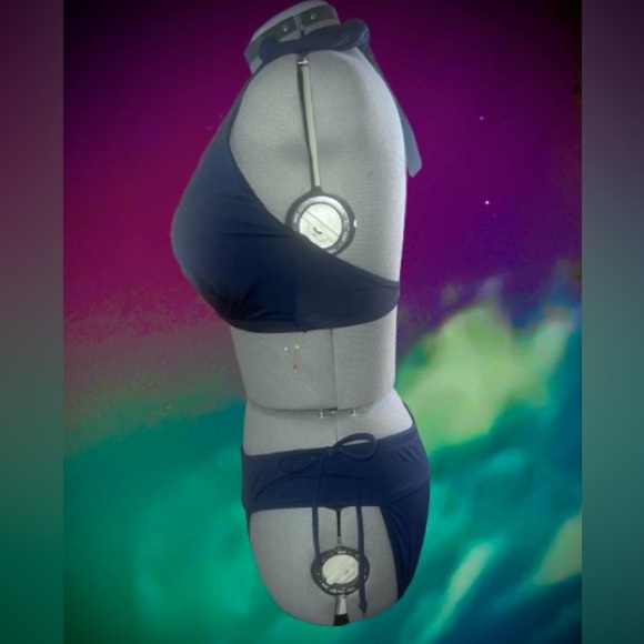 Athleta bikini swimsuit top sz 36D/DD, bottom sz Lg - Picture 2 of 3